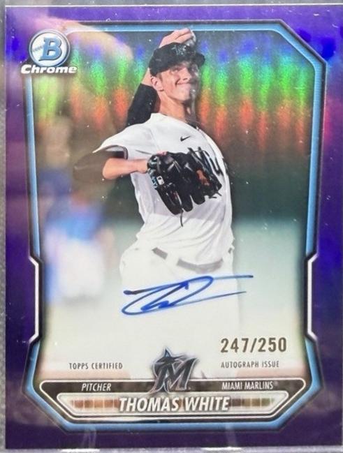 Thomas White [Purple Mojo Refractor] #CPA-TW