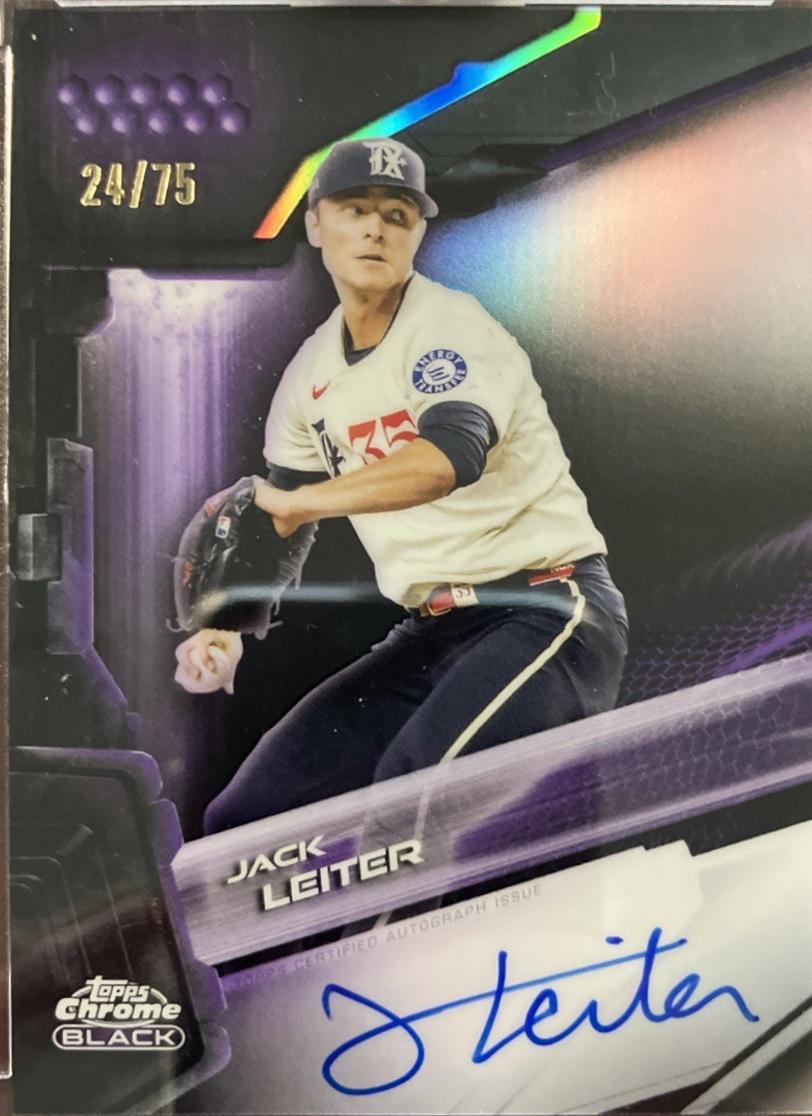 Jack Leiter [Purple Refractor] #CBA-JLE