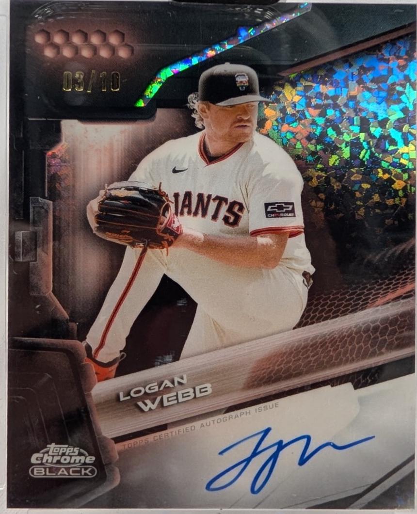Logan Webb [Rose Gold Mini-Diamond Refractor] #CBA-LW