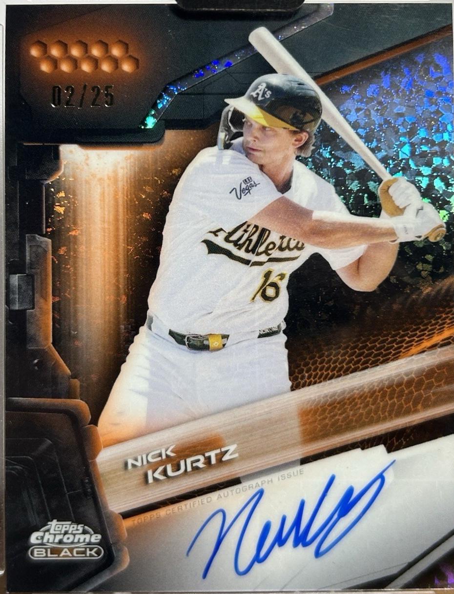 Nick Kurtz [Orange Mini-Diamond Refractor] #CBA-NK