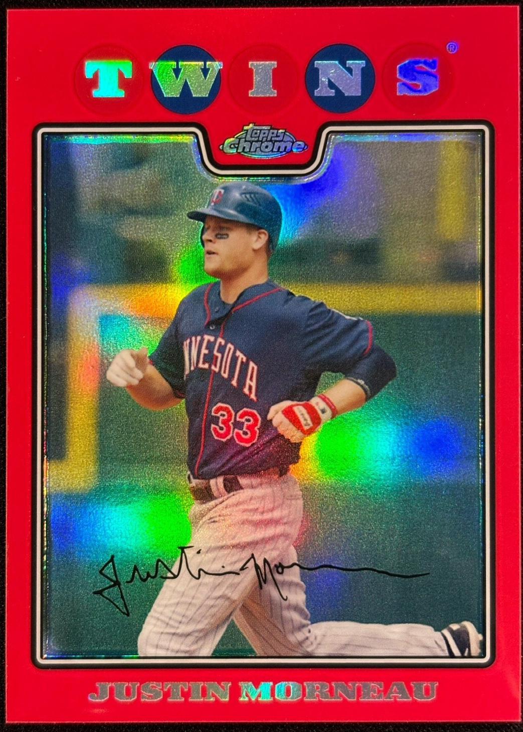 Justin Morneau [Red Refractor] #31