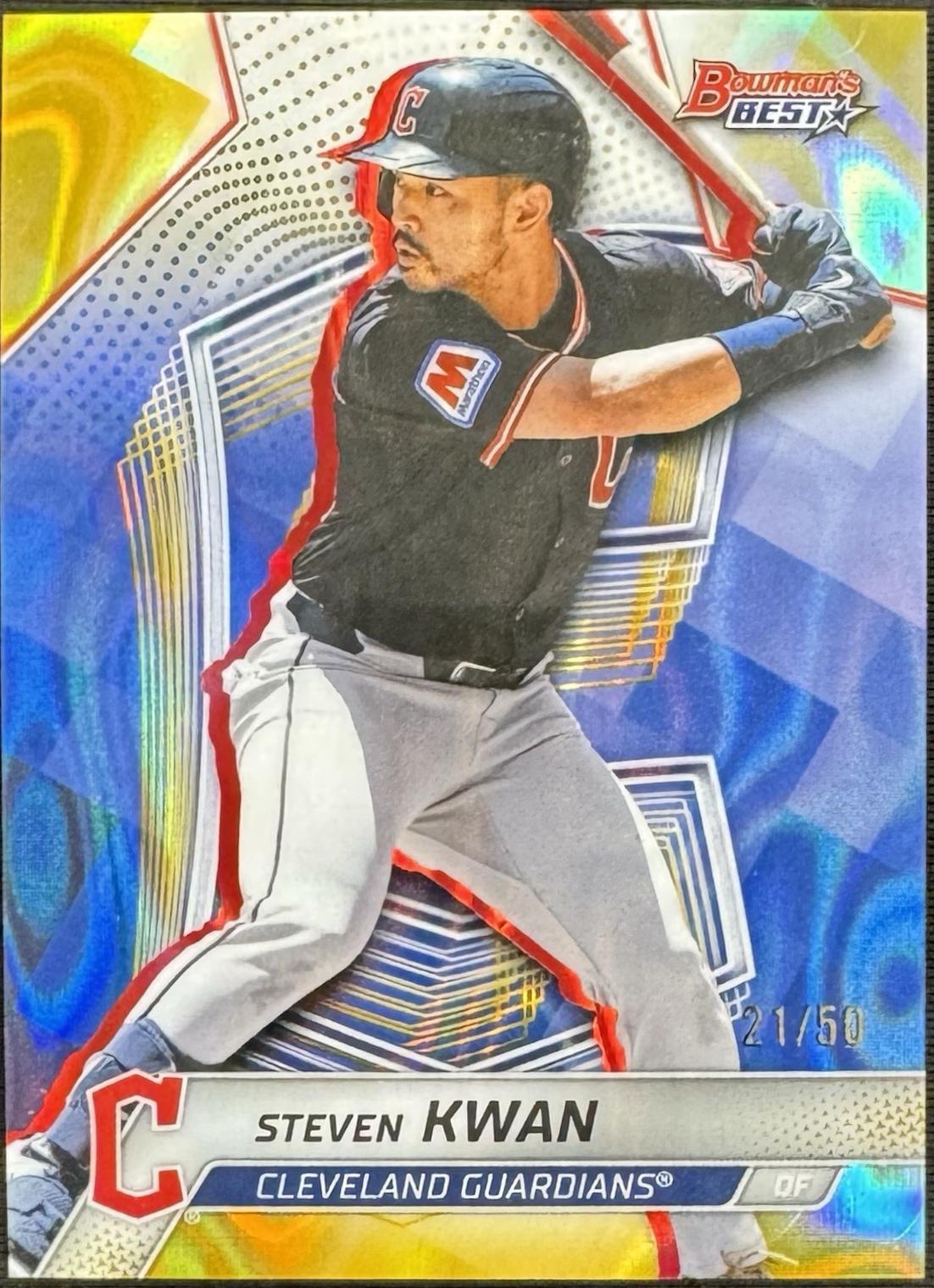 Steven Kwan [Gold Lava Refractor] #61