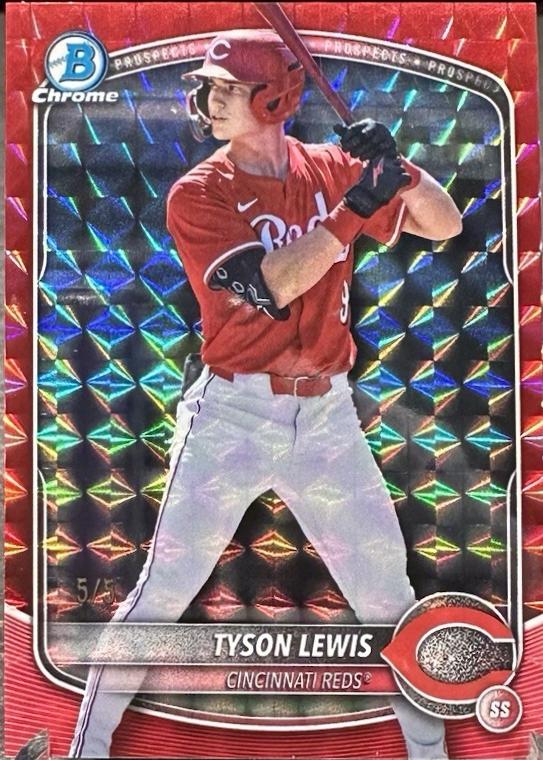 Tyson Lewis [Red Geometric] #BDC-32