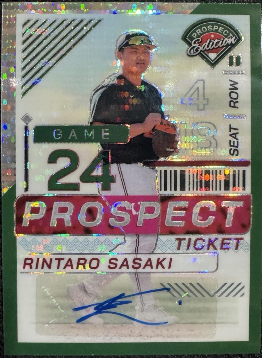 Rintaro Sasaki [Green Pulsar Holo Ticket Signature] #101