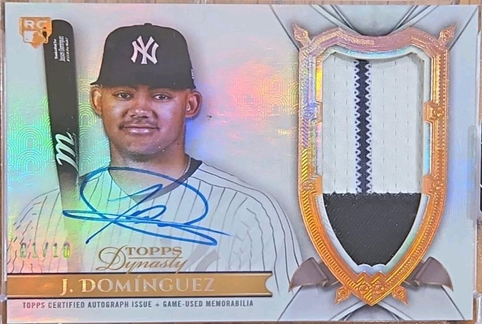 Jasson Dominguez [Autograph Patch] #DAP-JD4