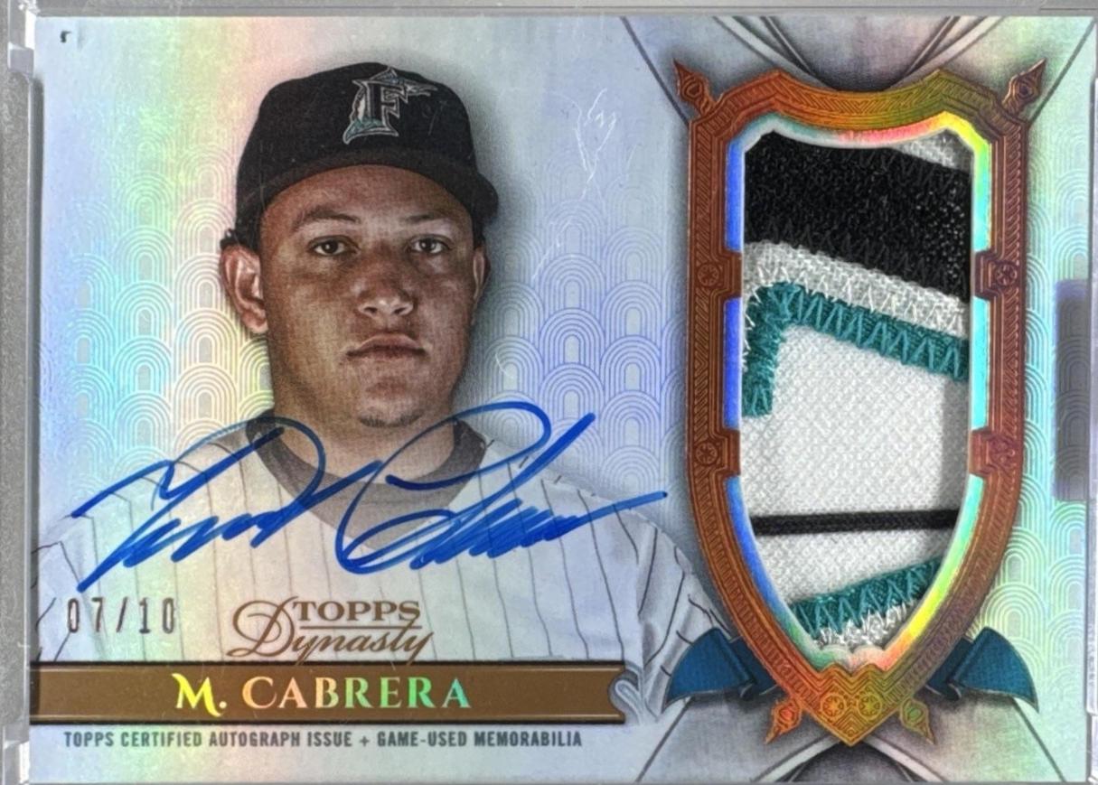 Miguel Cabrera [Autograph Patch] #DAP-MC6