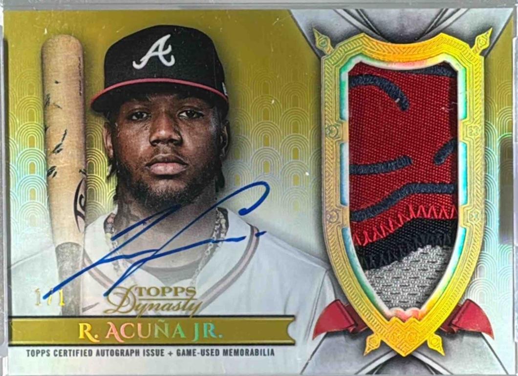 Ronald Acuna Jr. [Gold Autograph Patch] #DAP-RA5