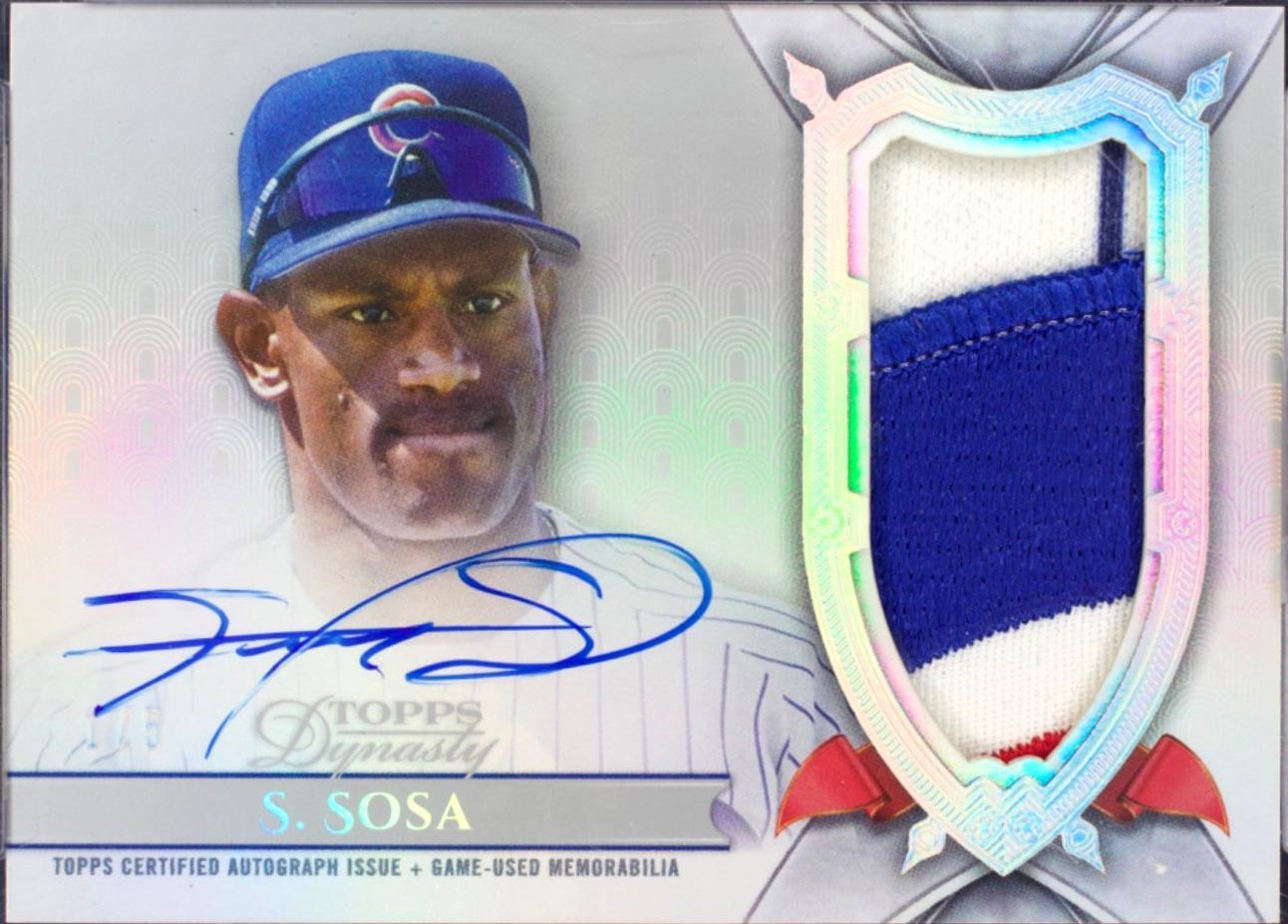 Sammy Sosa [Silver Autograph Patch] #DAP-SS3