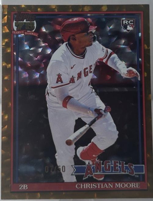 Christian Moore [Gold Crackleboard Foil] #T91-46