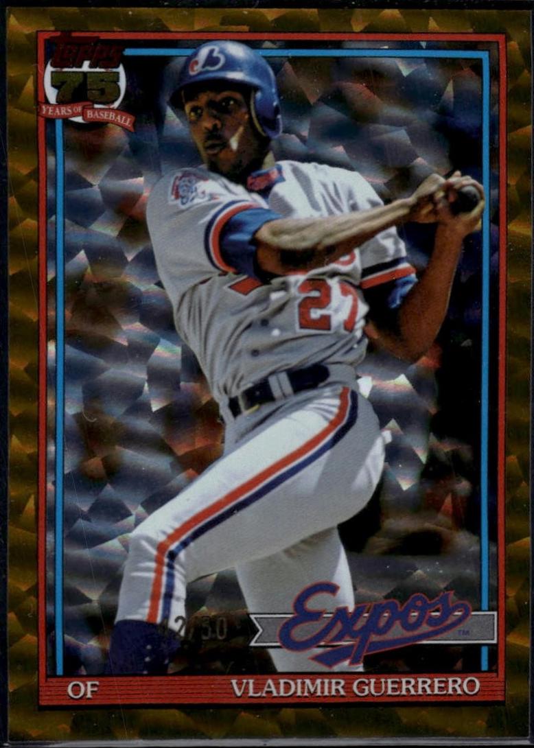 Vladimir Guerrero [Gold Crackleboard Foil] #T91-93
