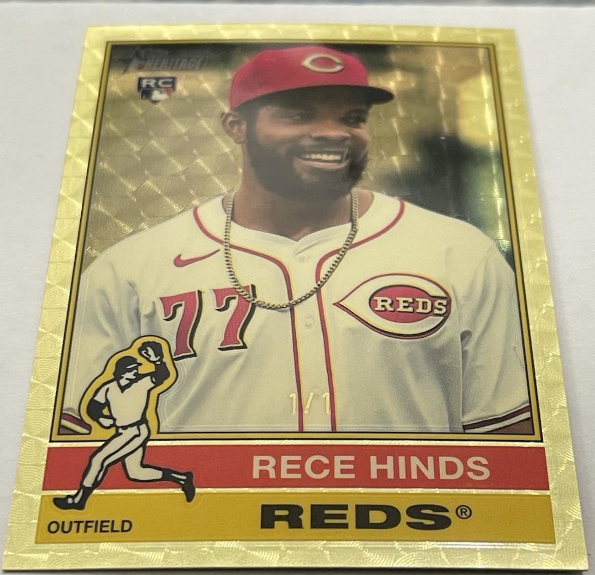 Rece Hinds [Superfractor Chrome Variation] #211