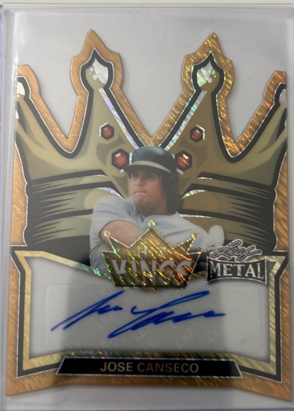 Jose Canseco [Shimmer Gold] #HA-JC2