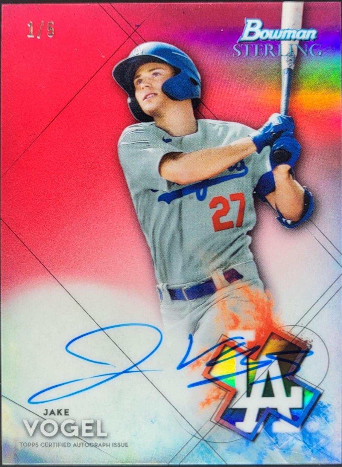 Jake Vogel [Red Refractor] #BSPA-JV
