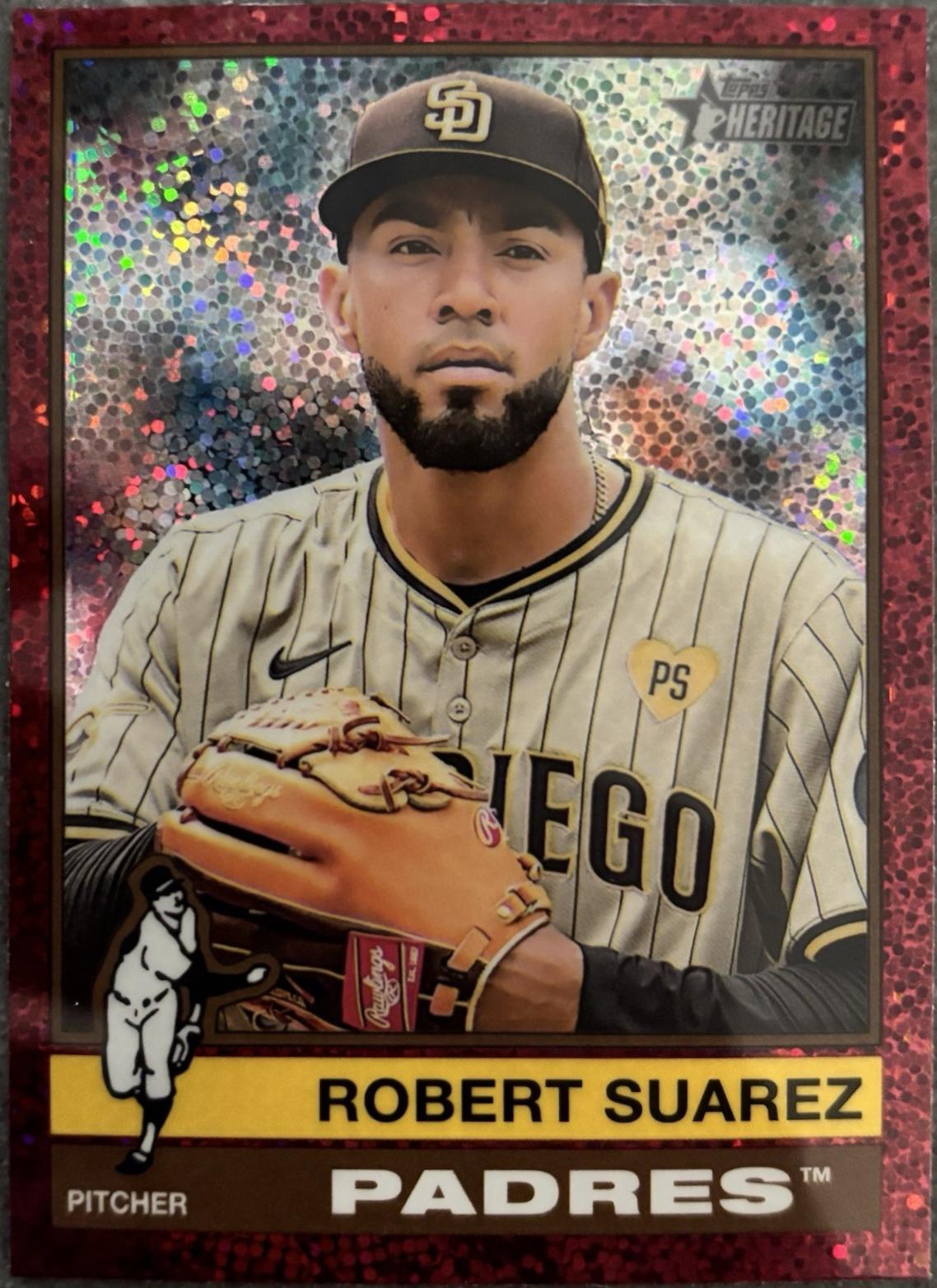 Robert Suarez [Burgundy Sparkle] #91