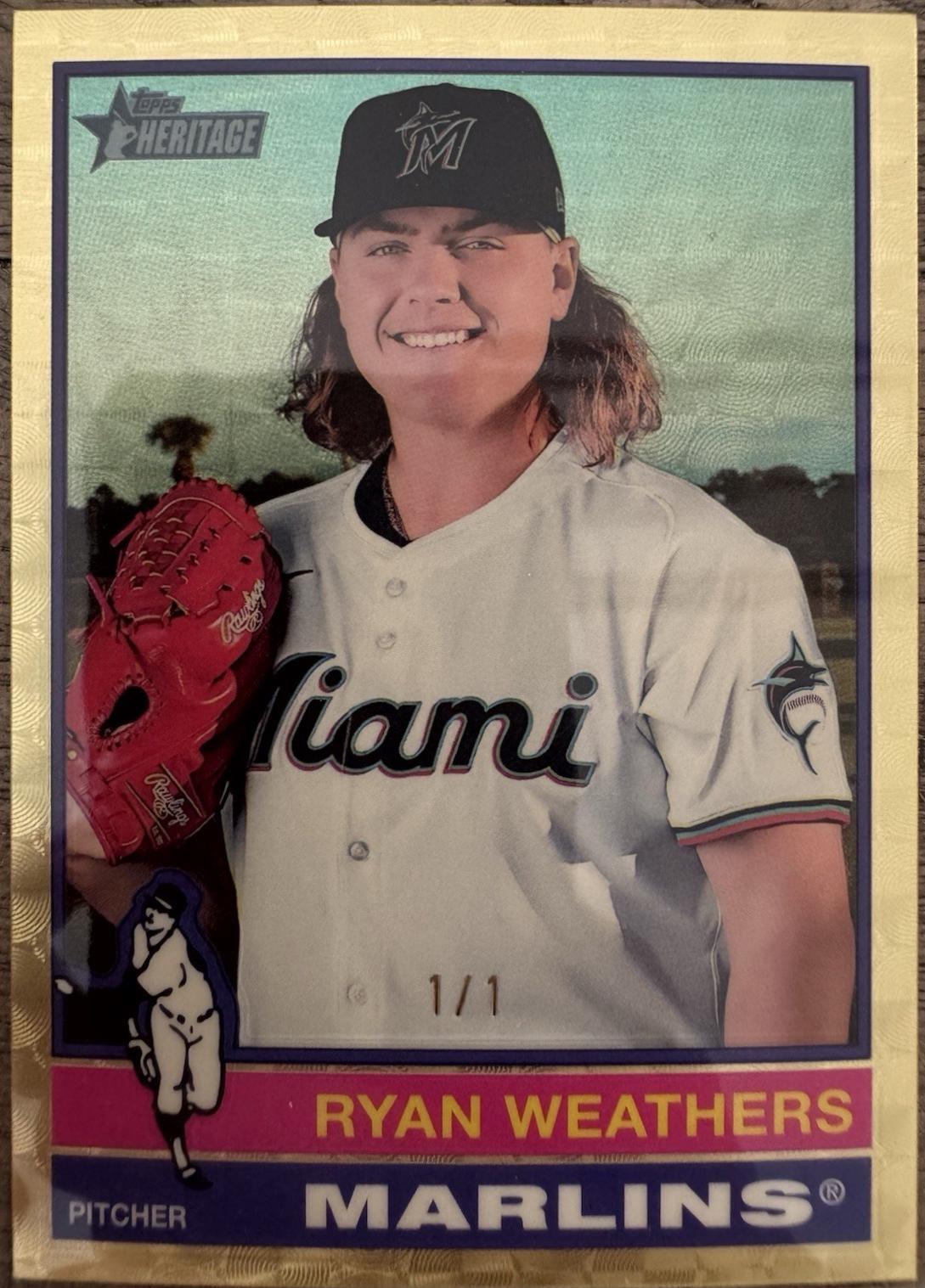 Ryan Weathers [Superfractor Chrome Variation] #275