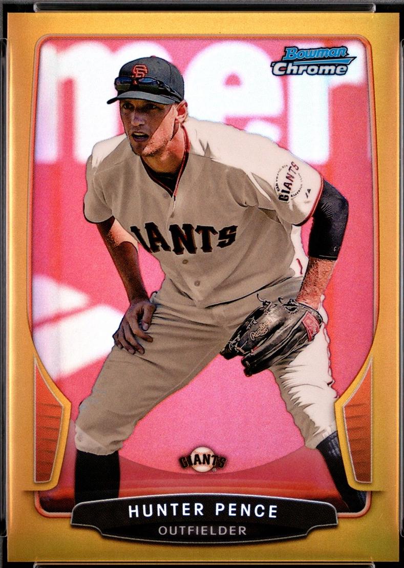 Hunter Pence [Gold Refractor] #158
