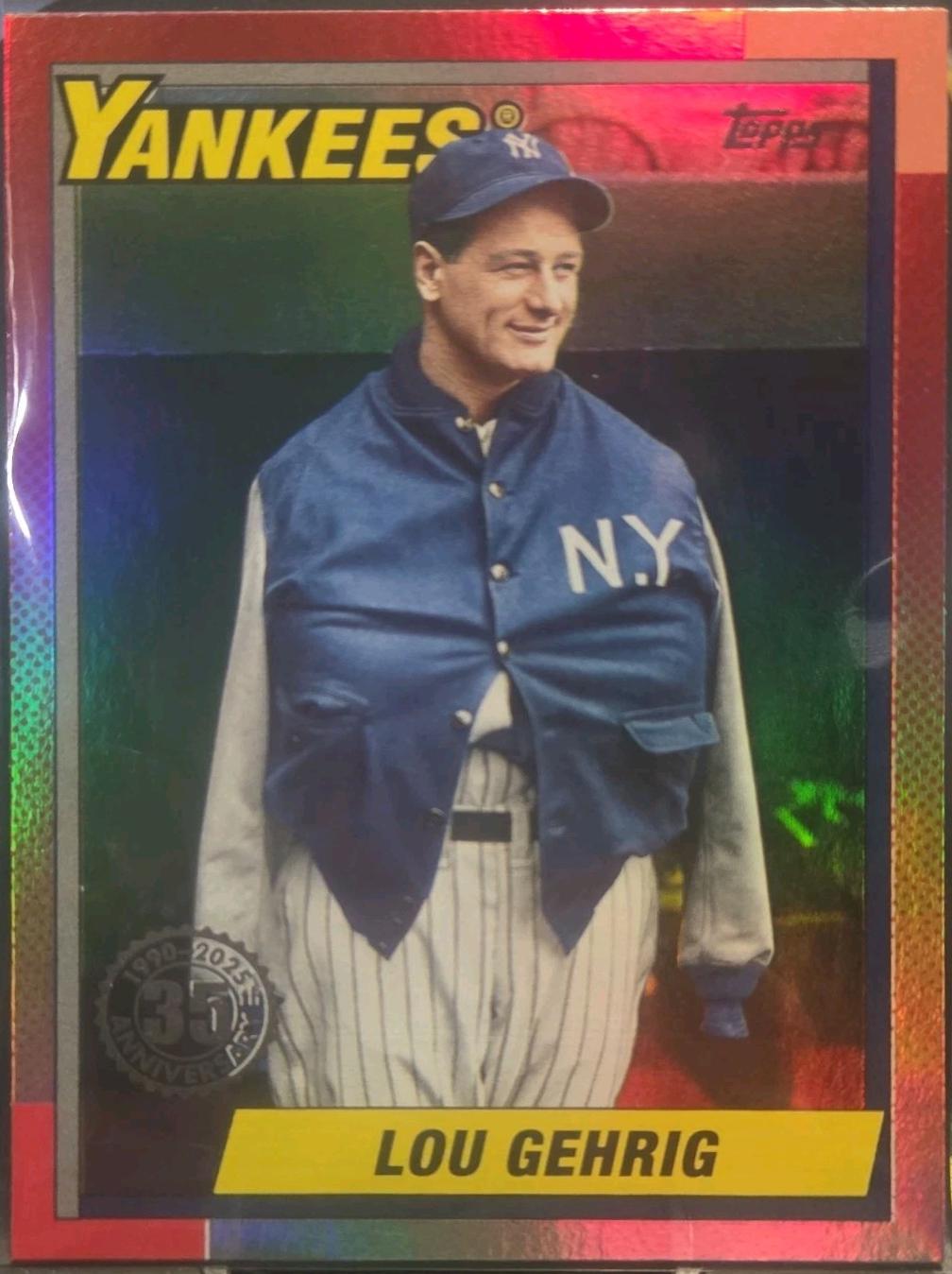 Lou Gehrig [Gold Foil] #U90-14