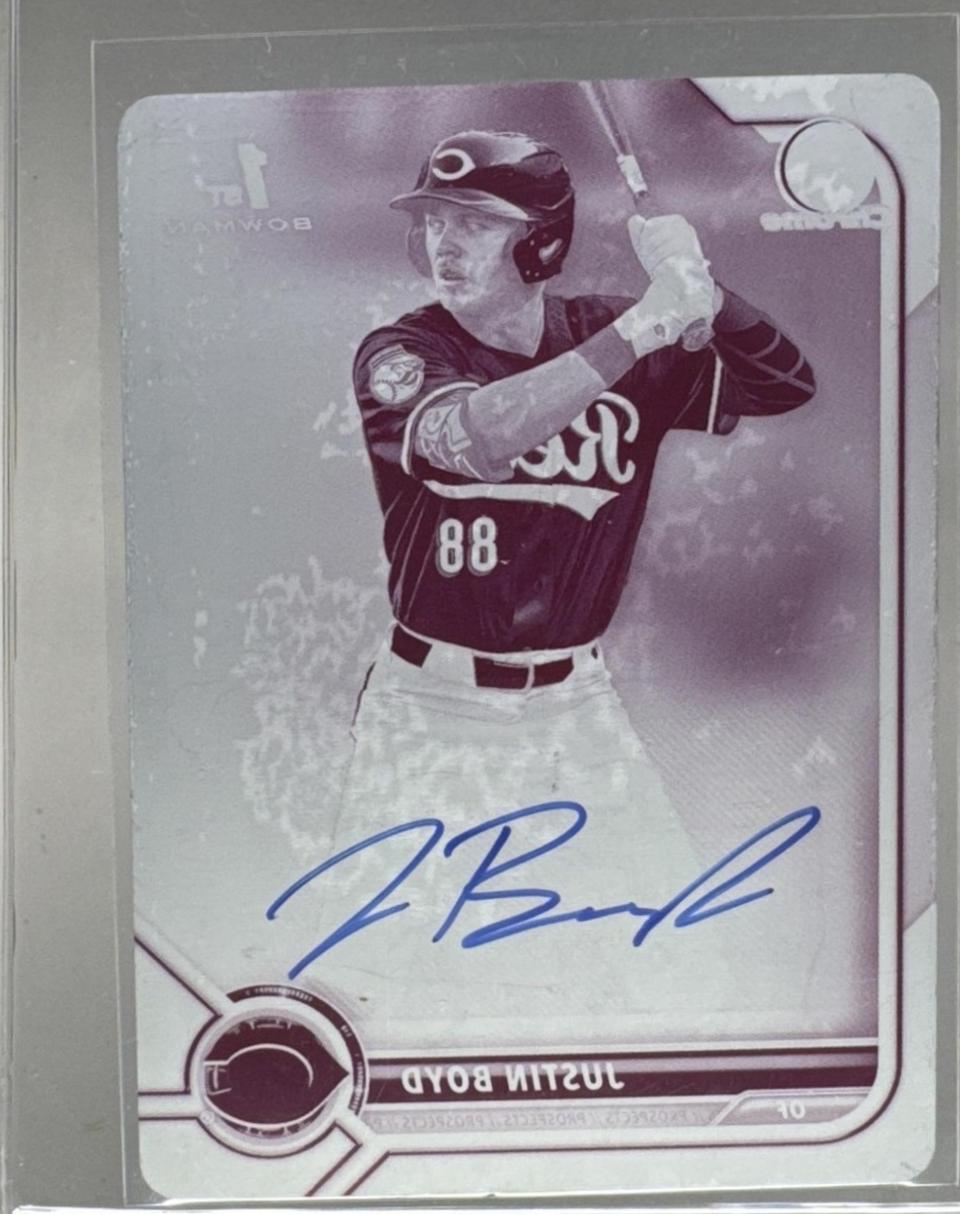 Justin Boyd [Printing Plate] #CDA-JBD