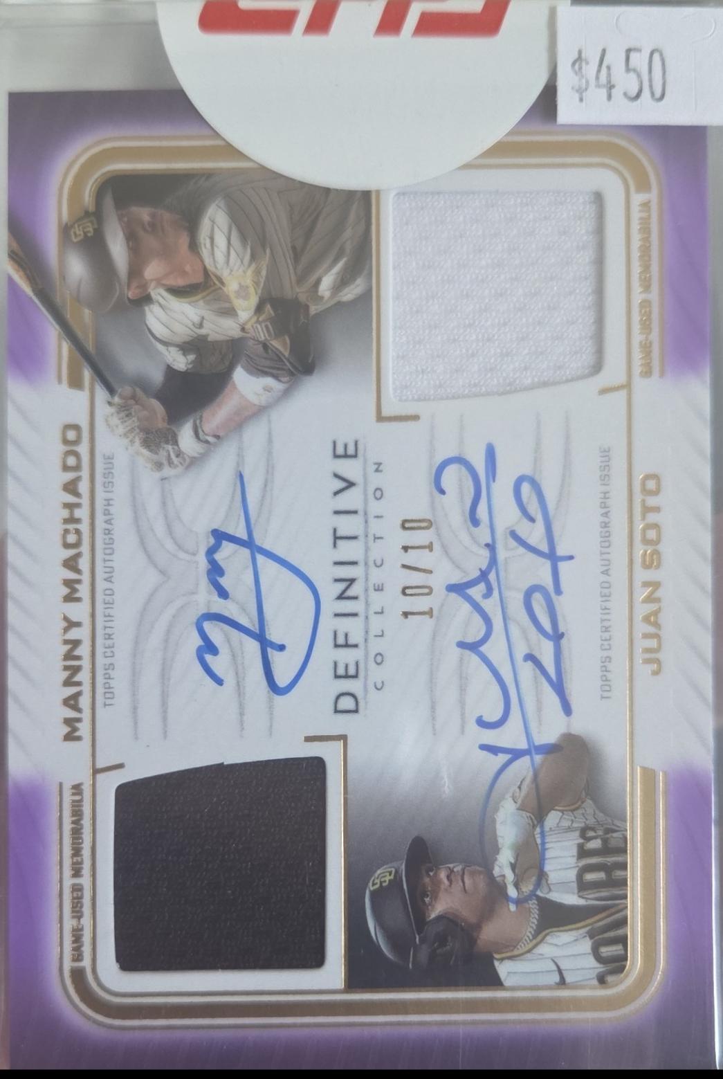 Manny Machado, Juan Soto [Purple] #DAR-MSO