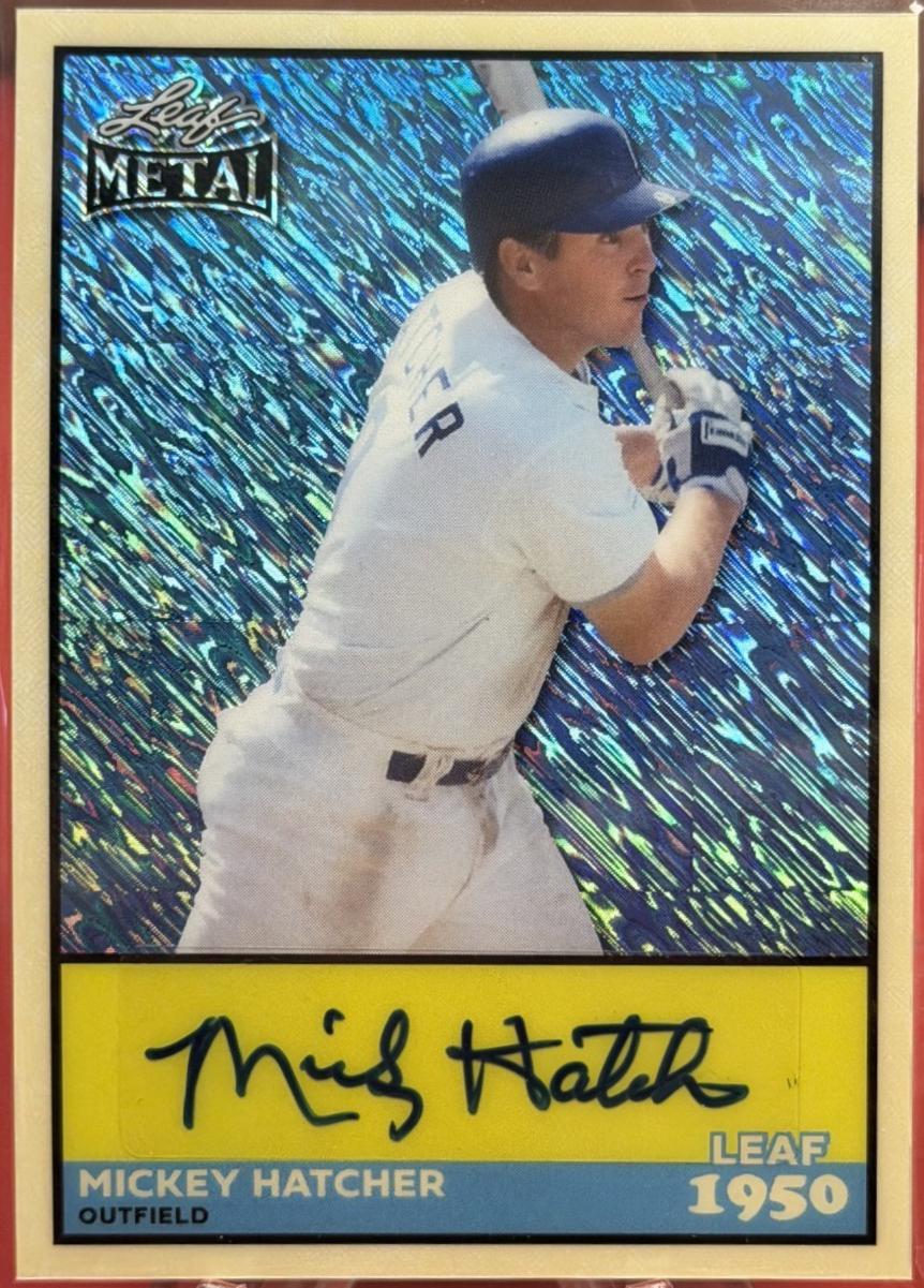 Mickey Hatcher [Shimmer Blue] #50A-MH1