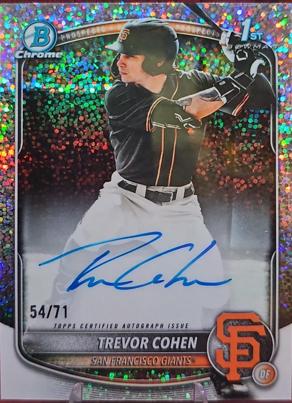 Trevor Cohen [Sparkle Refractor] #CPA-TC