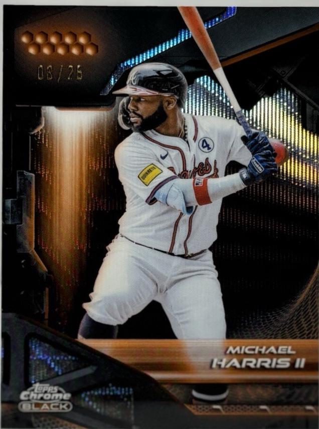 Michael Harris II [Orange Wave Refractor] #184