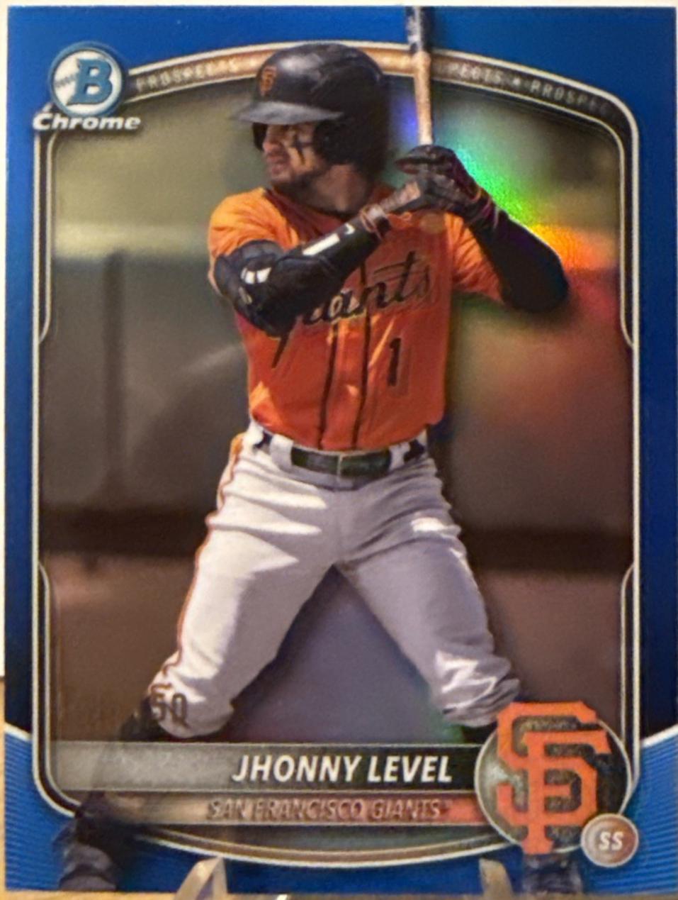Jhonny Level [Blue Refractor] #BDC-55