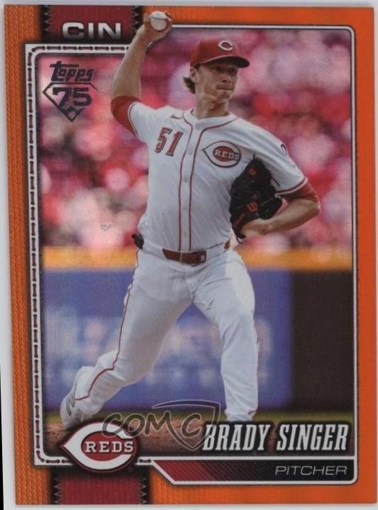 Brady Singer [Orange Rainbow] #282