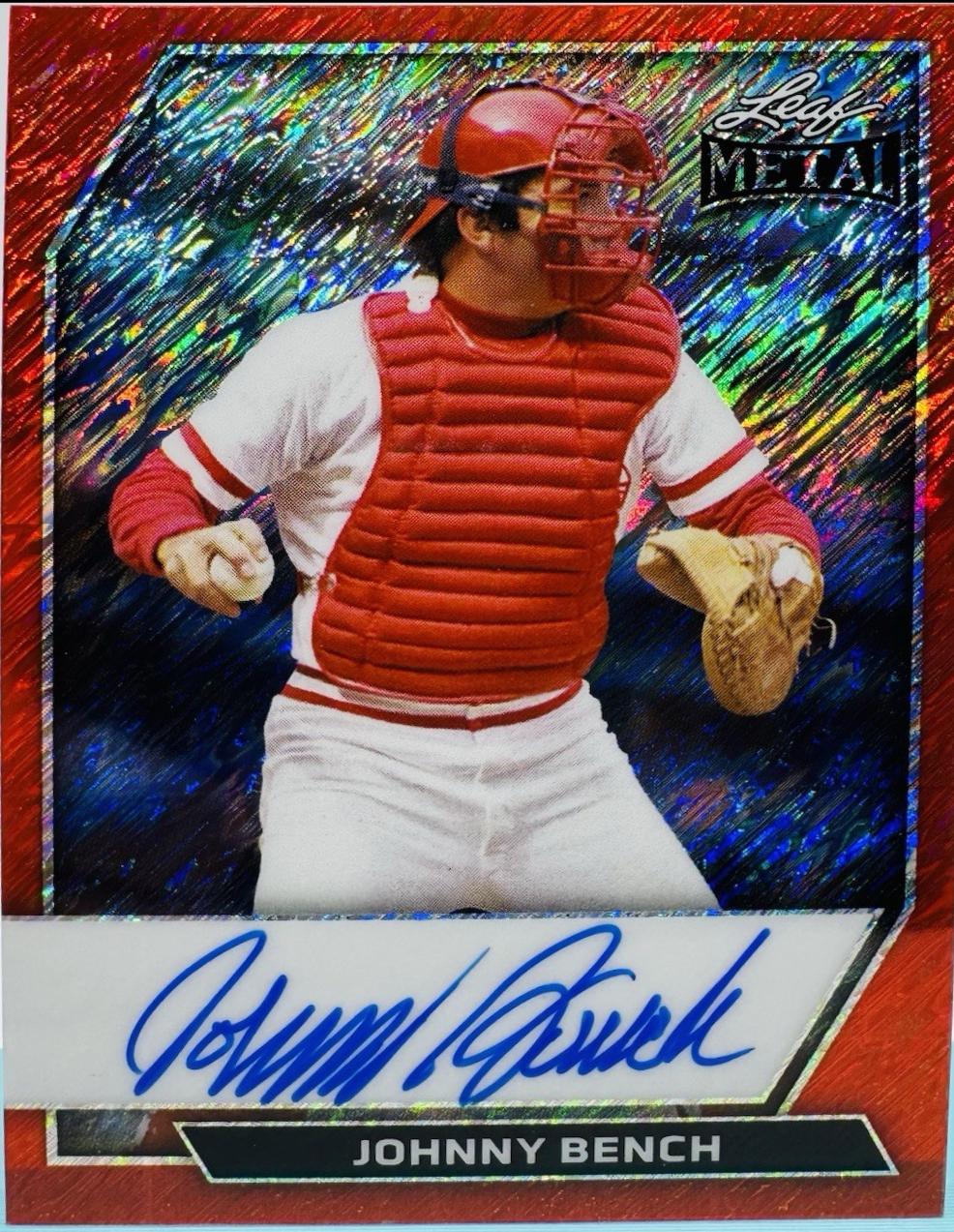 Johnny Bench [Shimmer Red] #OC-JB1