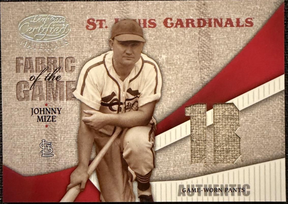 Johnny Mize [Position] #FG-62