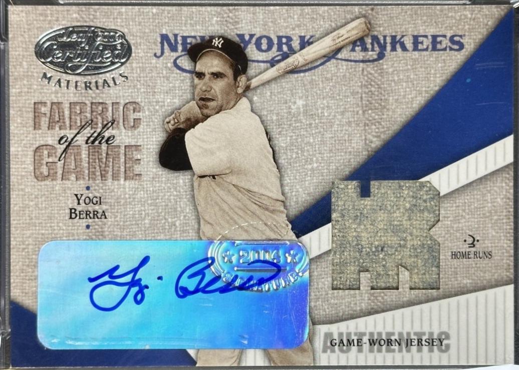 Yogi Berra [Jersey Number Autograph] #FG-128