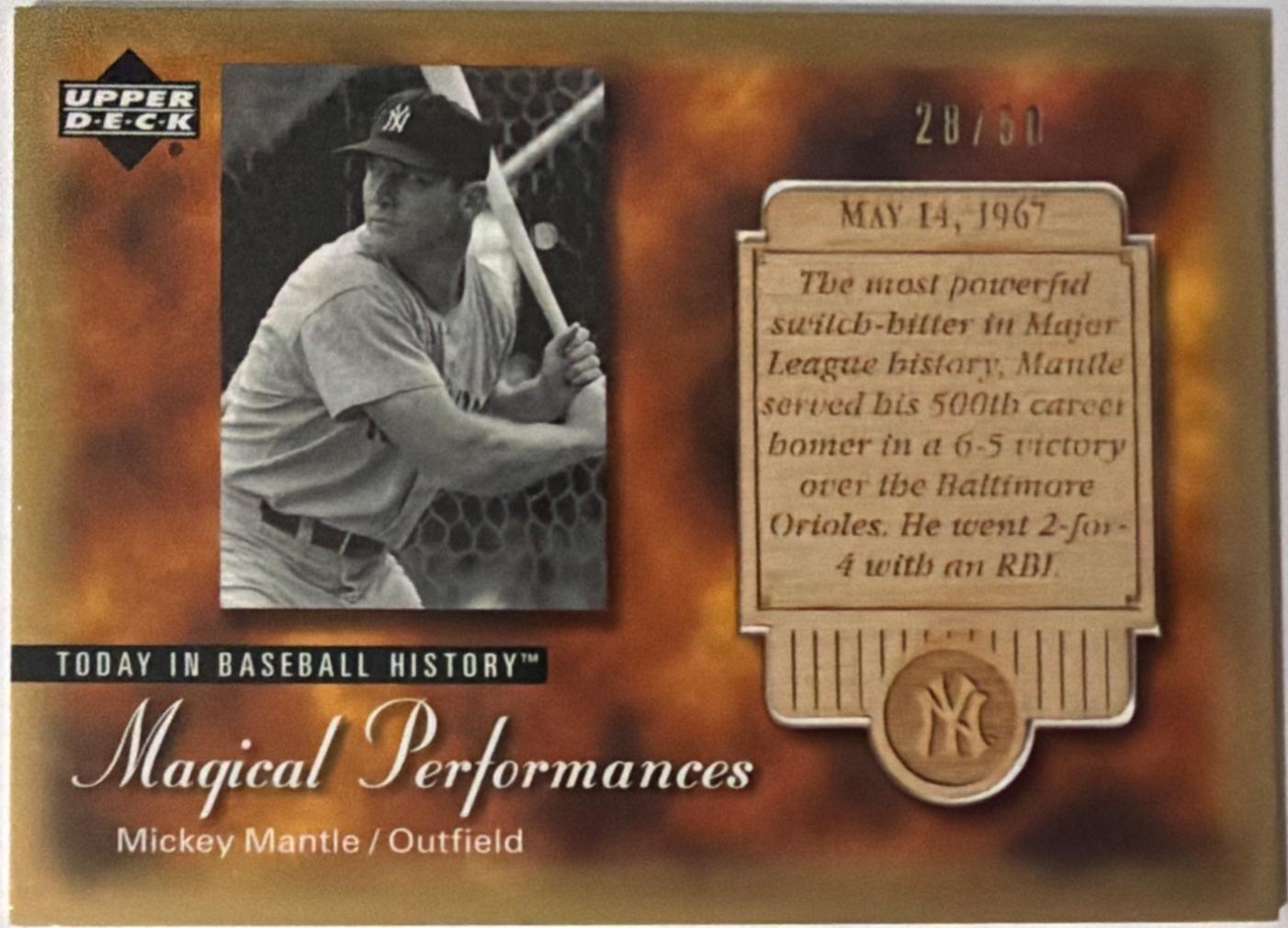 Mickey Mantle [Gold] #MP17