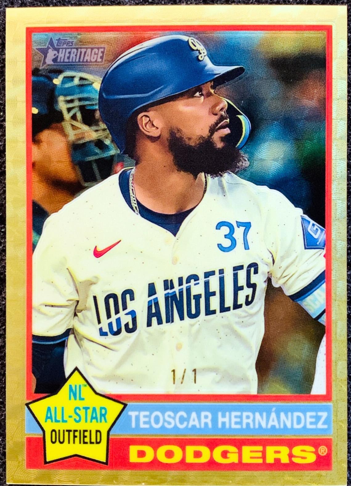 Teoscar Hernandez [Superfractor Chrome Variation] #395