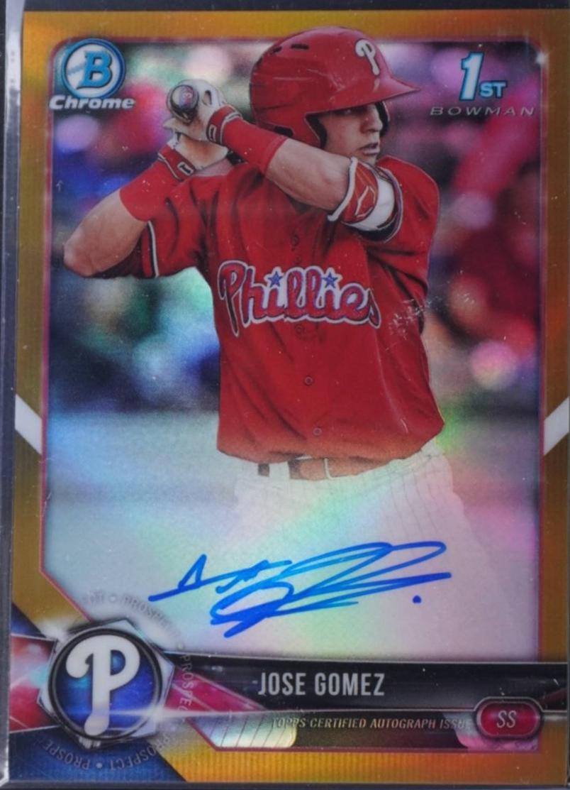 Jose Gomez [Gold Refractor] #CPA-JG