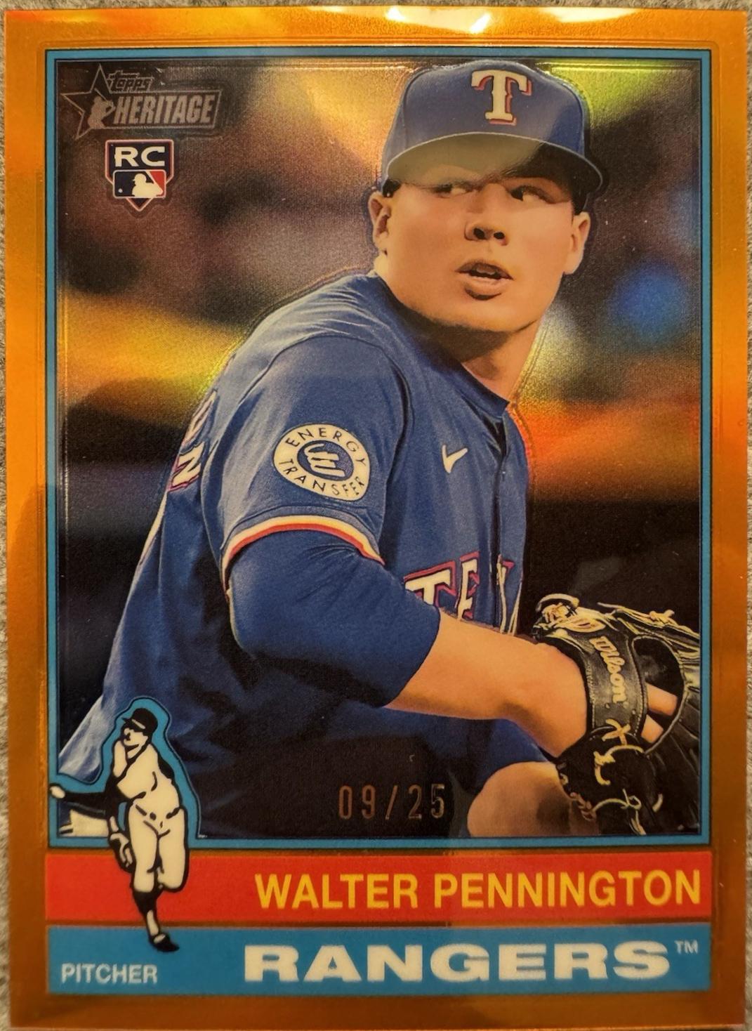 Walter Pennington [Orange Chrome Variation] #101