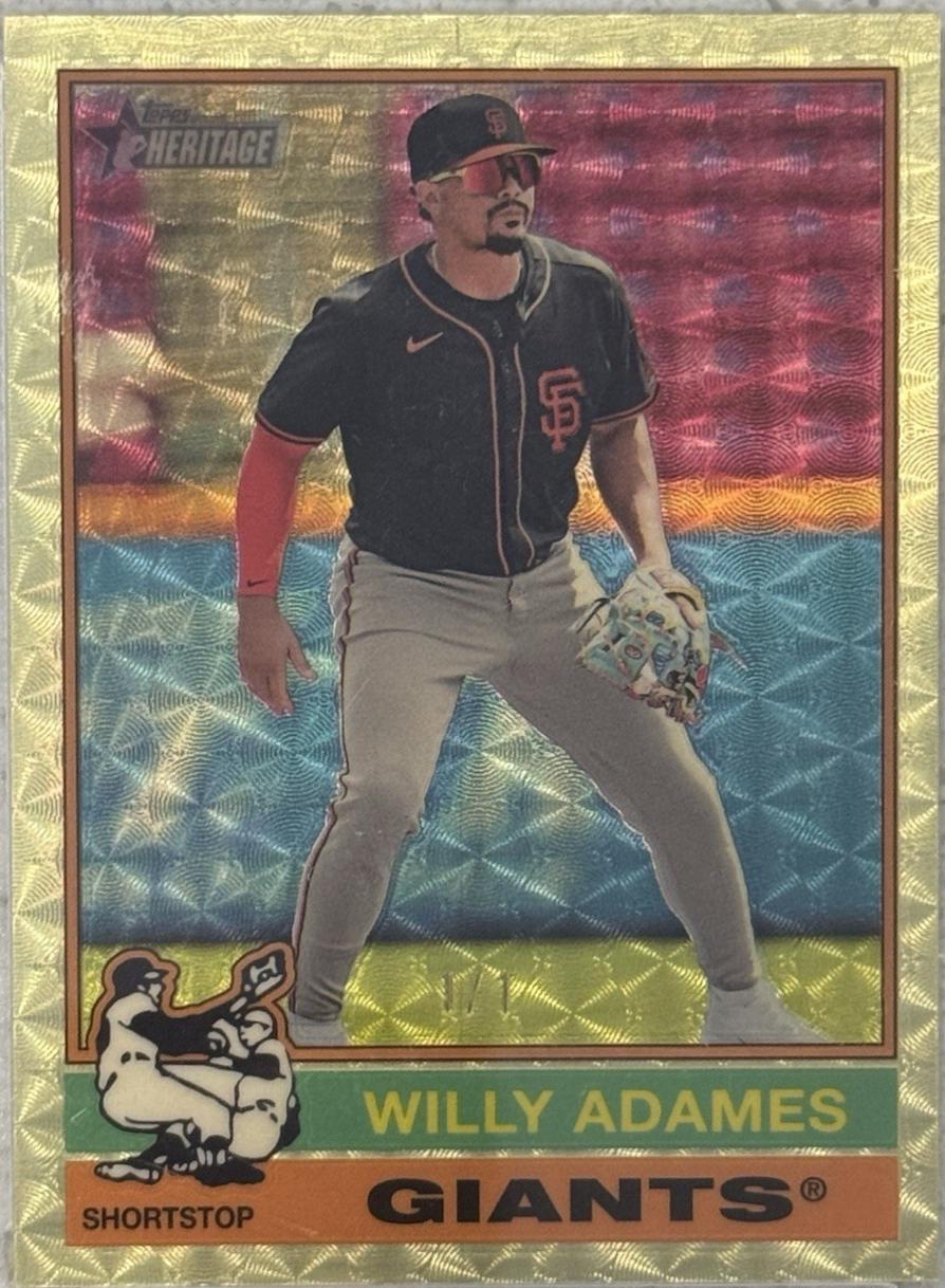 Willy Adames [Superfractor Chrome Variation] #122