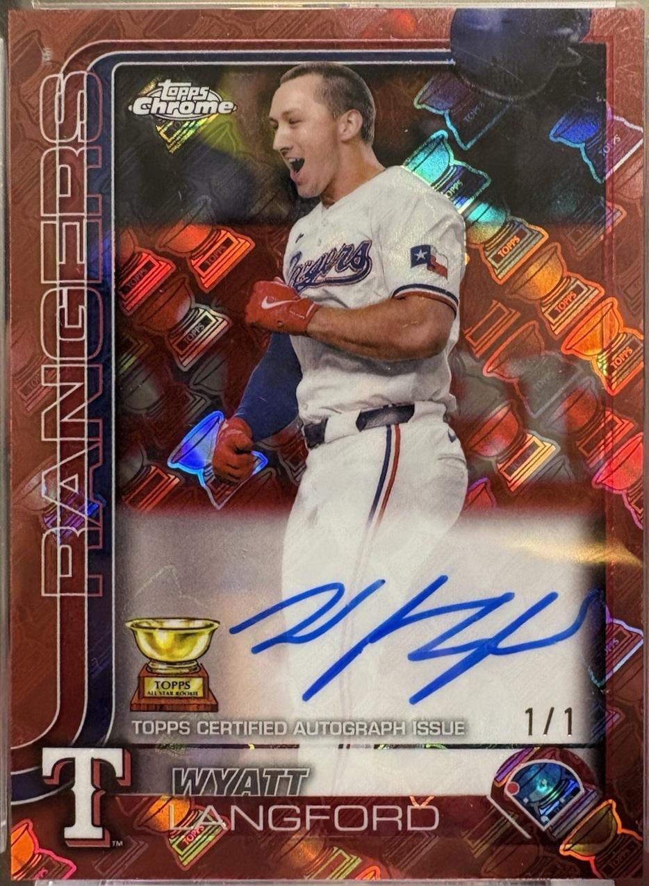 Wyatt Langford [Superfractor Chrome Variation] #29