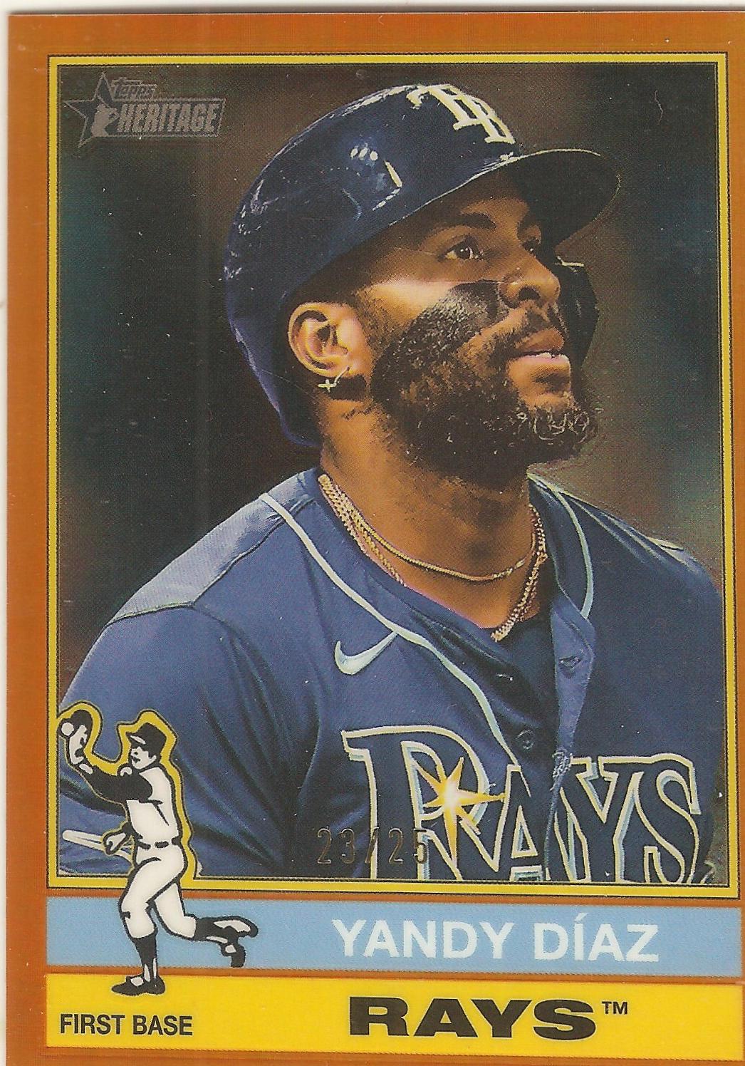 Yandy Diaz [Orange Chrome Variation] #215