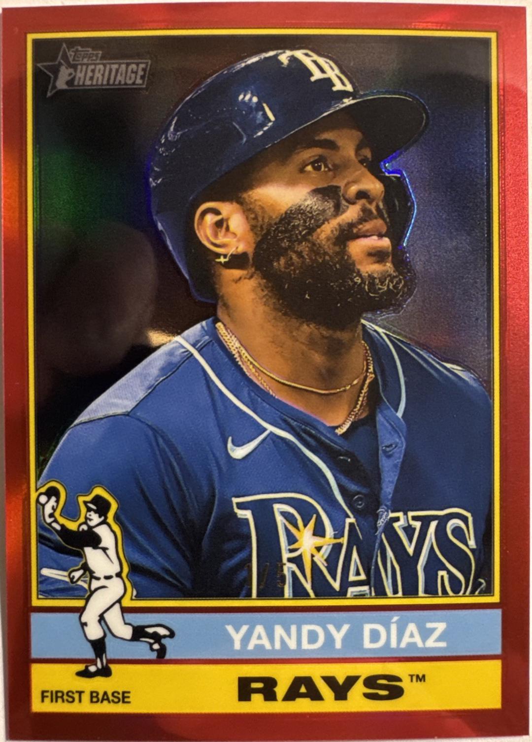 Yandy Diaz [Red Chrome Variation] #215