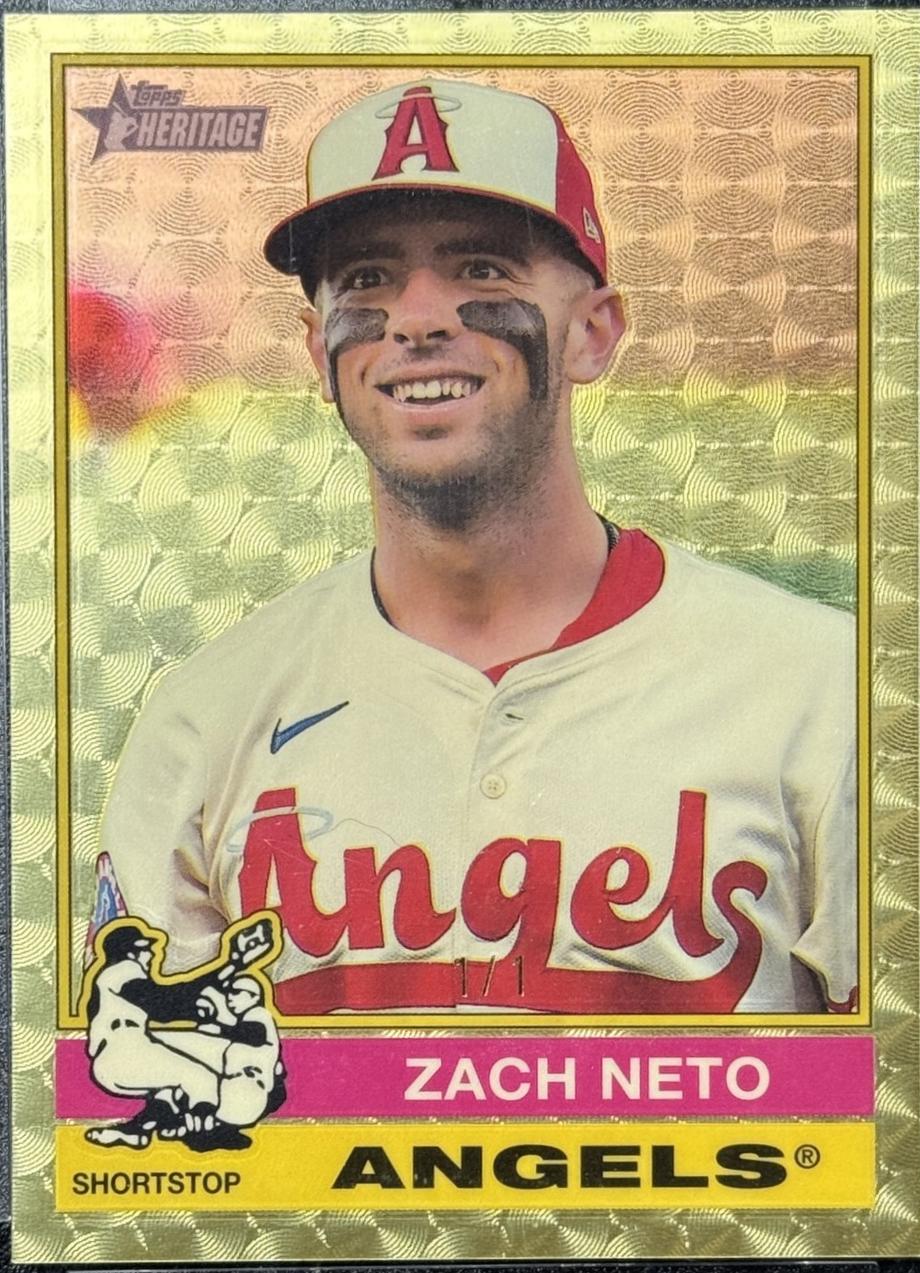 Zach Neto [Superfractor Chrome Variation] #396