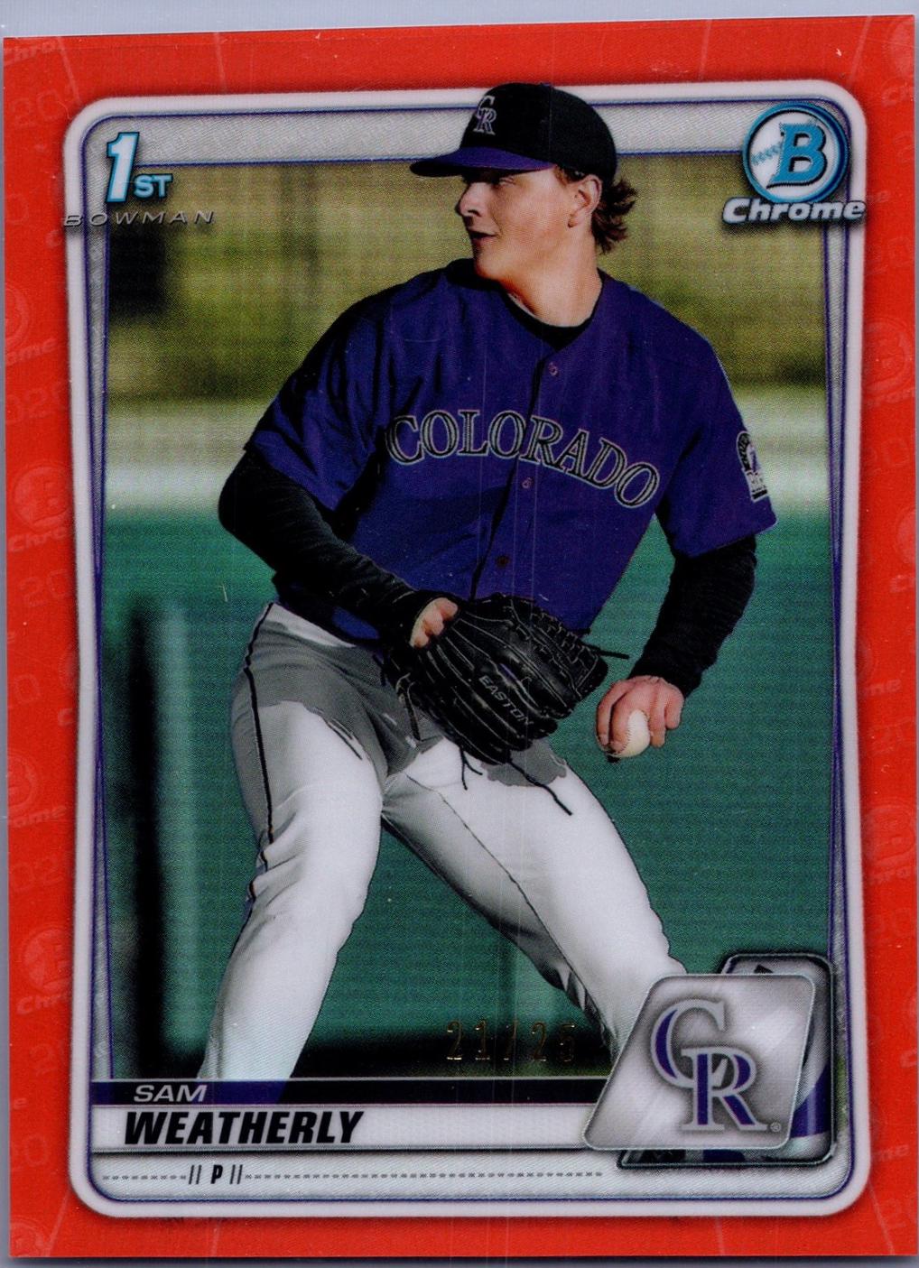 Sam Weatherly [Orange Refractor] #BD-109