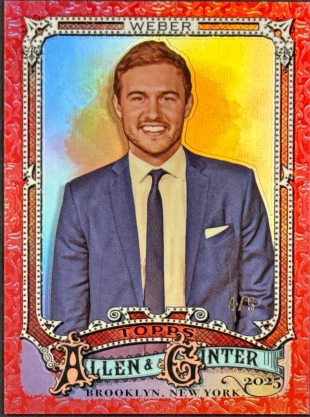 Peter Weber [Red Refractor Chrome Variation] #263
