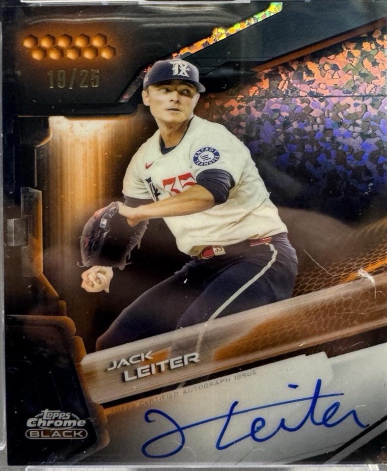 Jack Leiter [Orange Refractor] #CBA-JLE