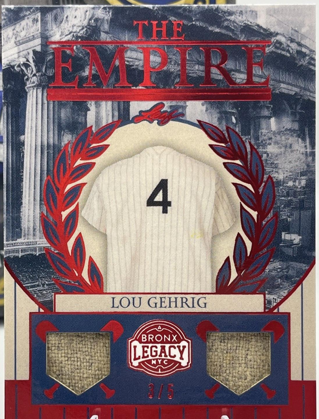 Lou Gehrig [Spectrum Red Holofoil] #TE-25
