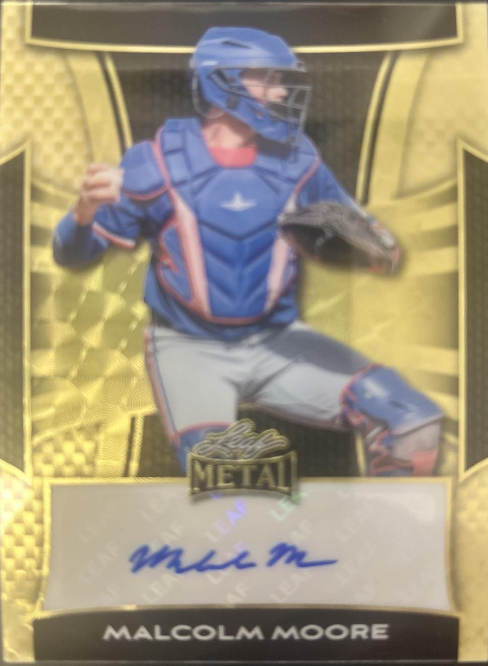 Malcolm Moore [Prismatic Gold] #BA-MM1
