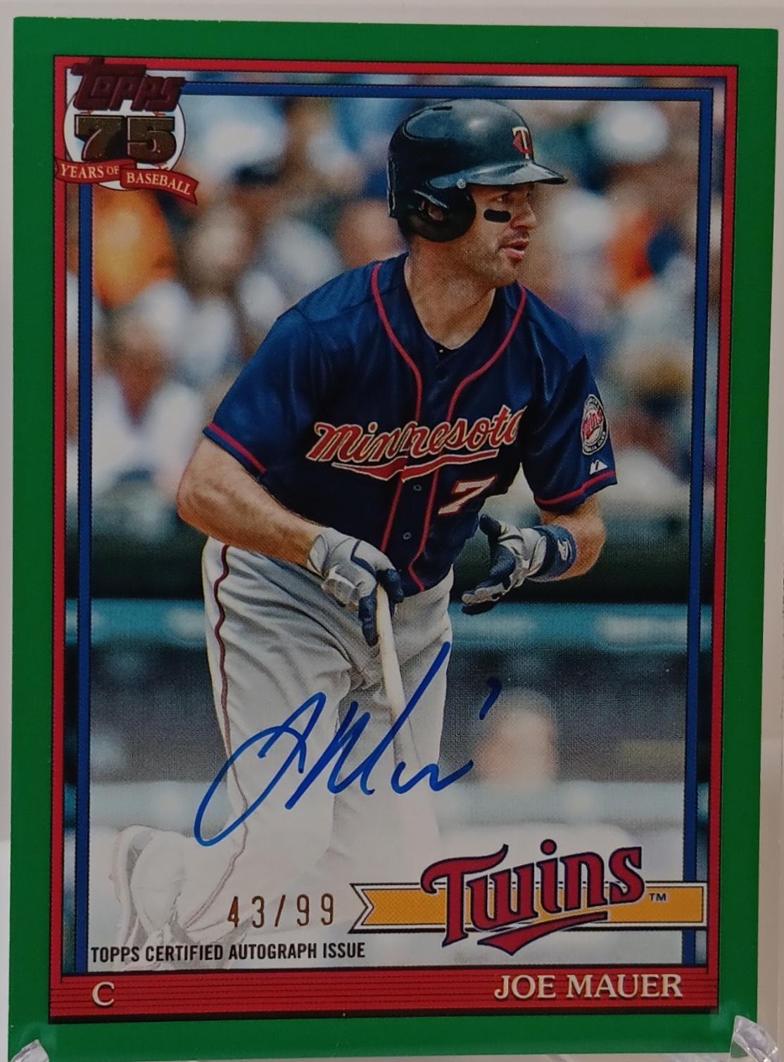 Joe Mauer [Green] #91A-JM