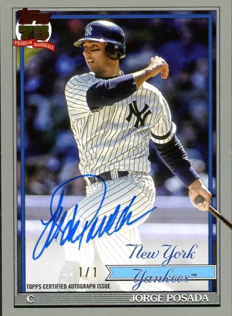 Jorge Posada [Foilfractor] #91A-JP