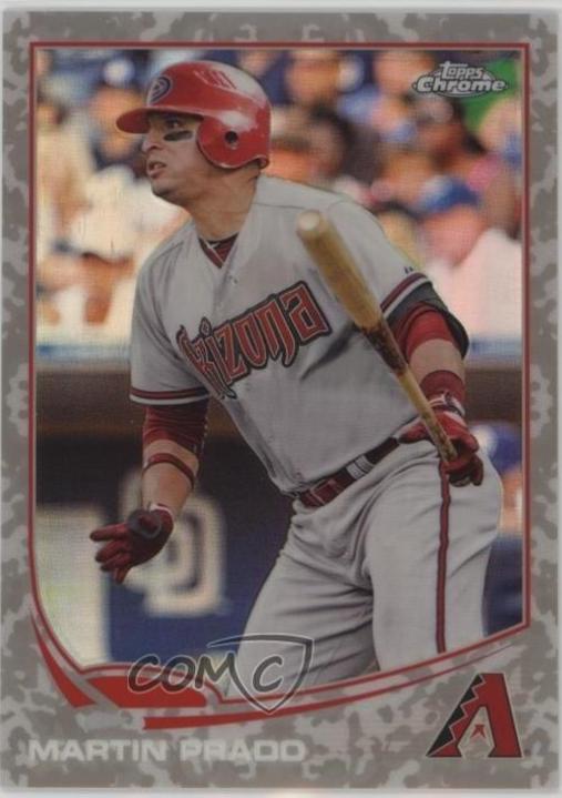 Martin Prado [Camo Refractor] #188