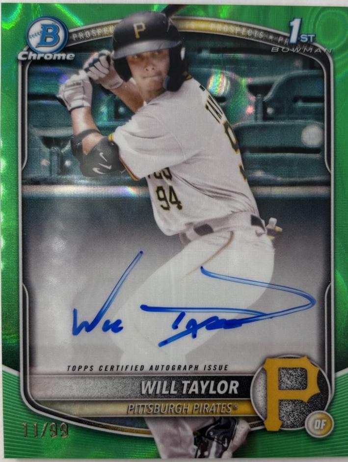 Will Taylor [Green Refractor] #CPA-WT