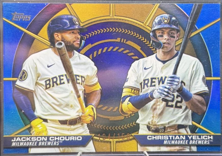 Jackson Chourio / Christian Yelich [Blue Foil] #DD-18